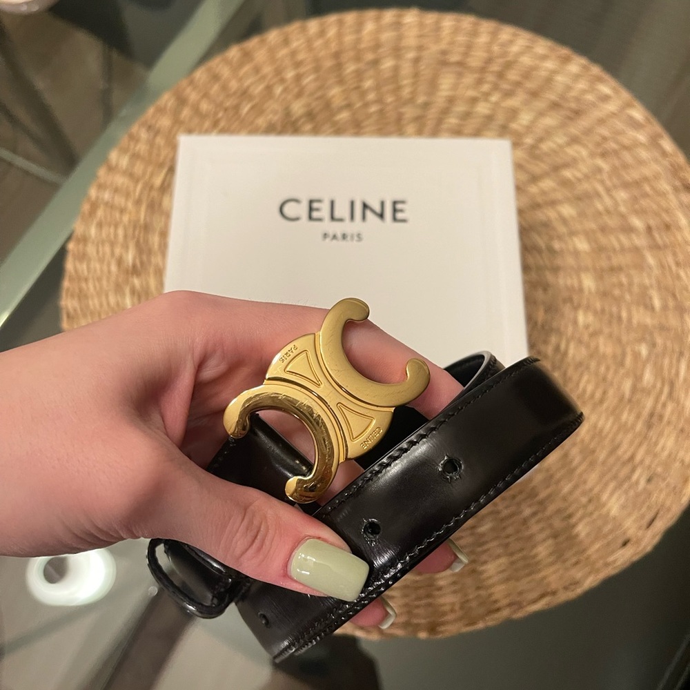 CELINE MEDIUM TRIOMPHE BELT